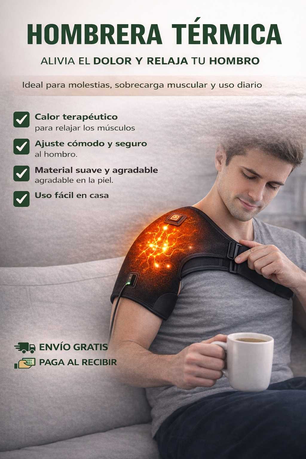 Almohadilla Térmica para Hombro