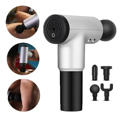 Pistola de Masajes Premium, Recargable